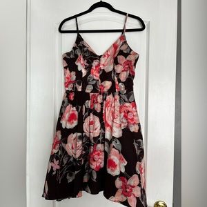 Stunning Satin fit and flare dress. Only worn twice, amazing condition.